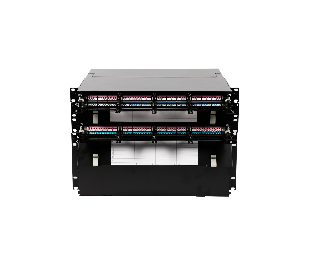 High-density modular MPO distribution frame